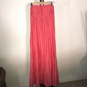 Jessica Simpson strapless empire maxi dress, size 4
